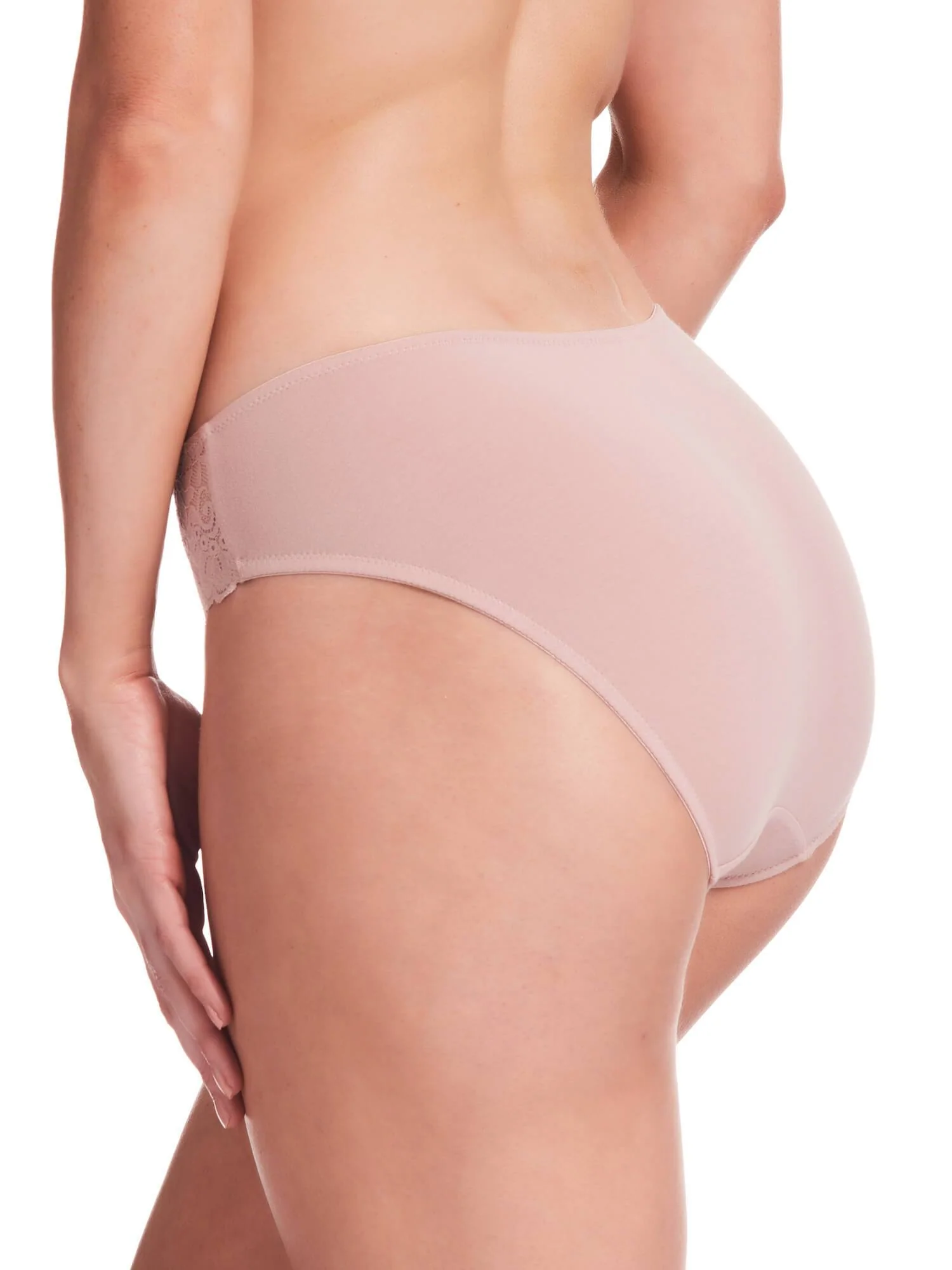 2 Pack Daily Essentials Stretch Lace & Cotton Hi-Cut (219) - Image 5