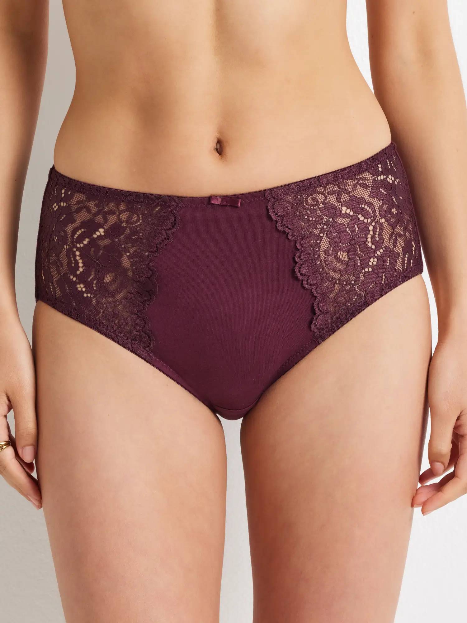 2 Pack Daily Essentials Stretch Lace & Cotton Full Brief (219) - Image 8