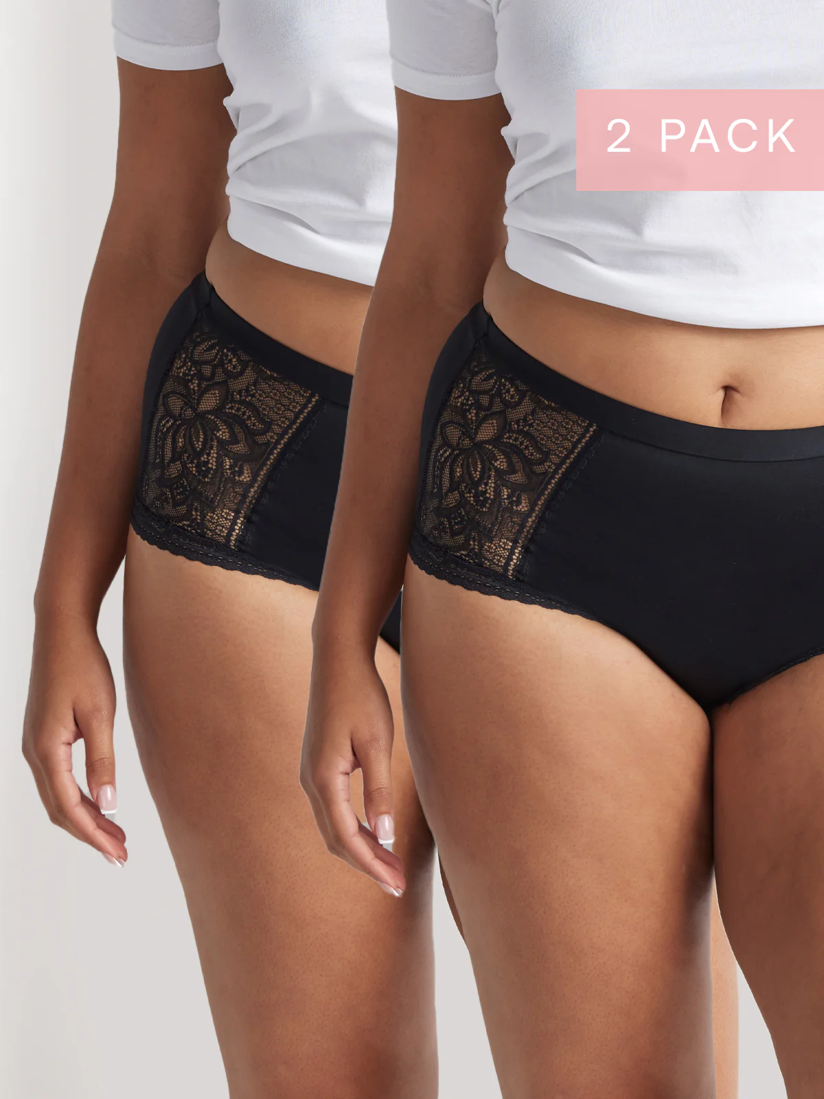 2 Pack Elevated Lace & Micro Full Brief