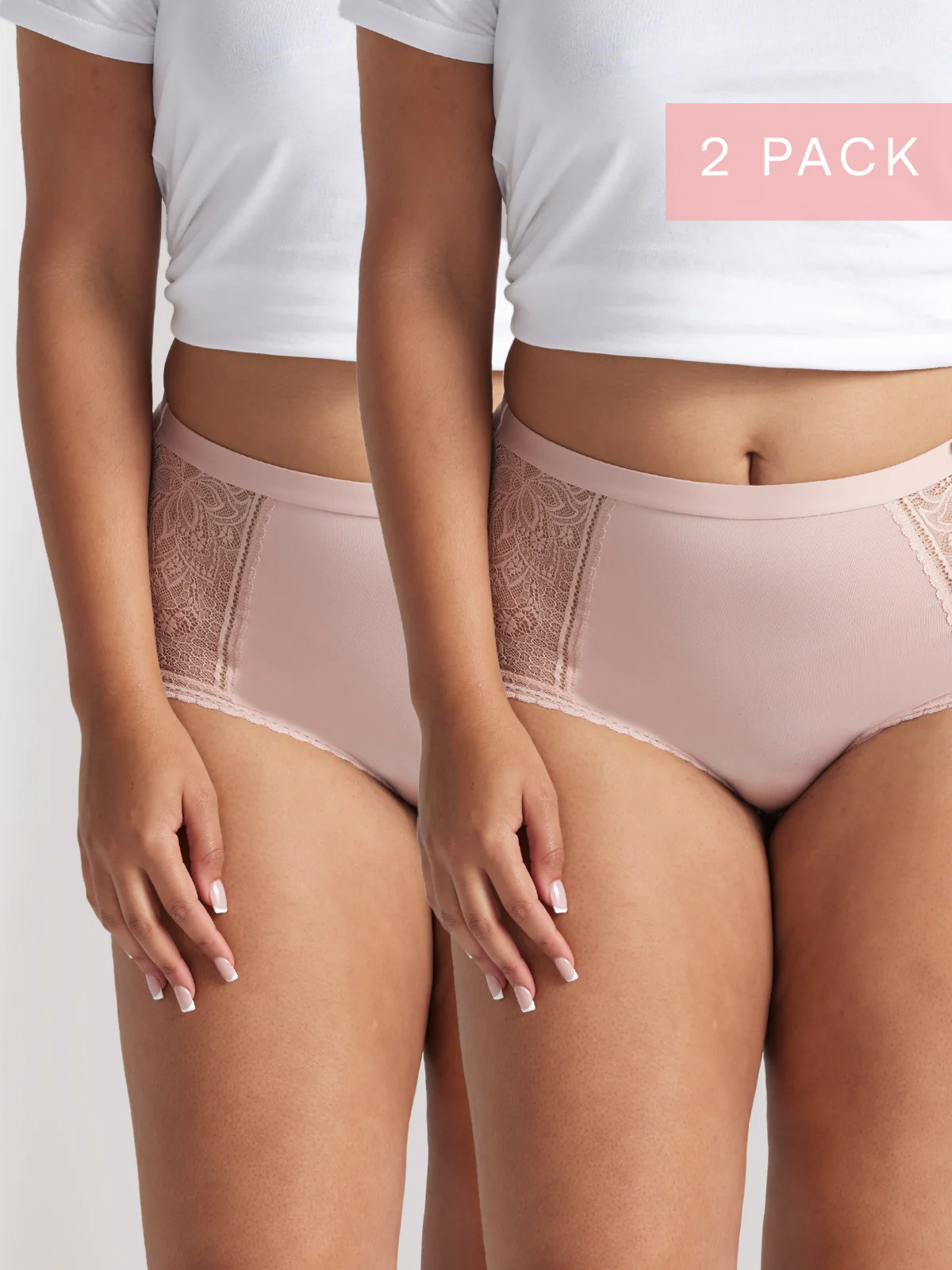 2 Pack Elevated Lace & Micro Full Brief