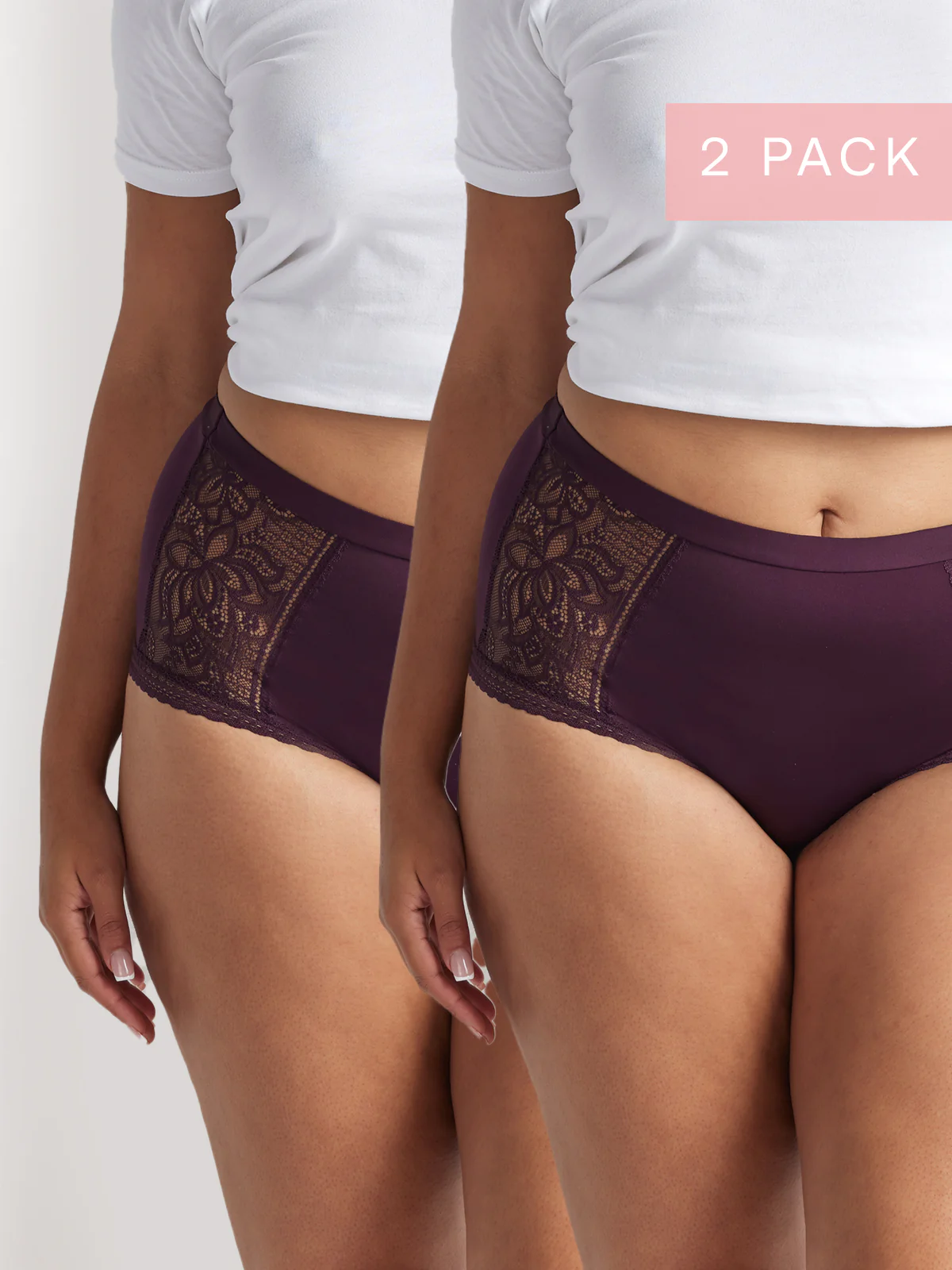 2 Pack Elevated Lace & Micro Full Brief