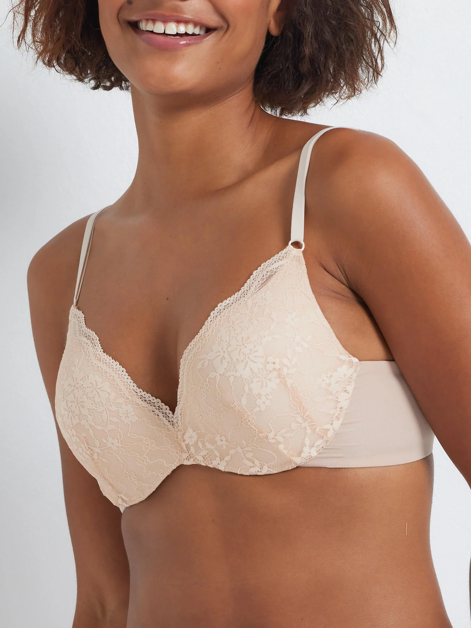 Be Real Smooth Lace Plunge Push-Up Bra - Image 4