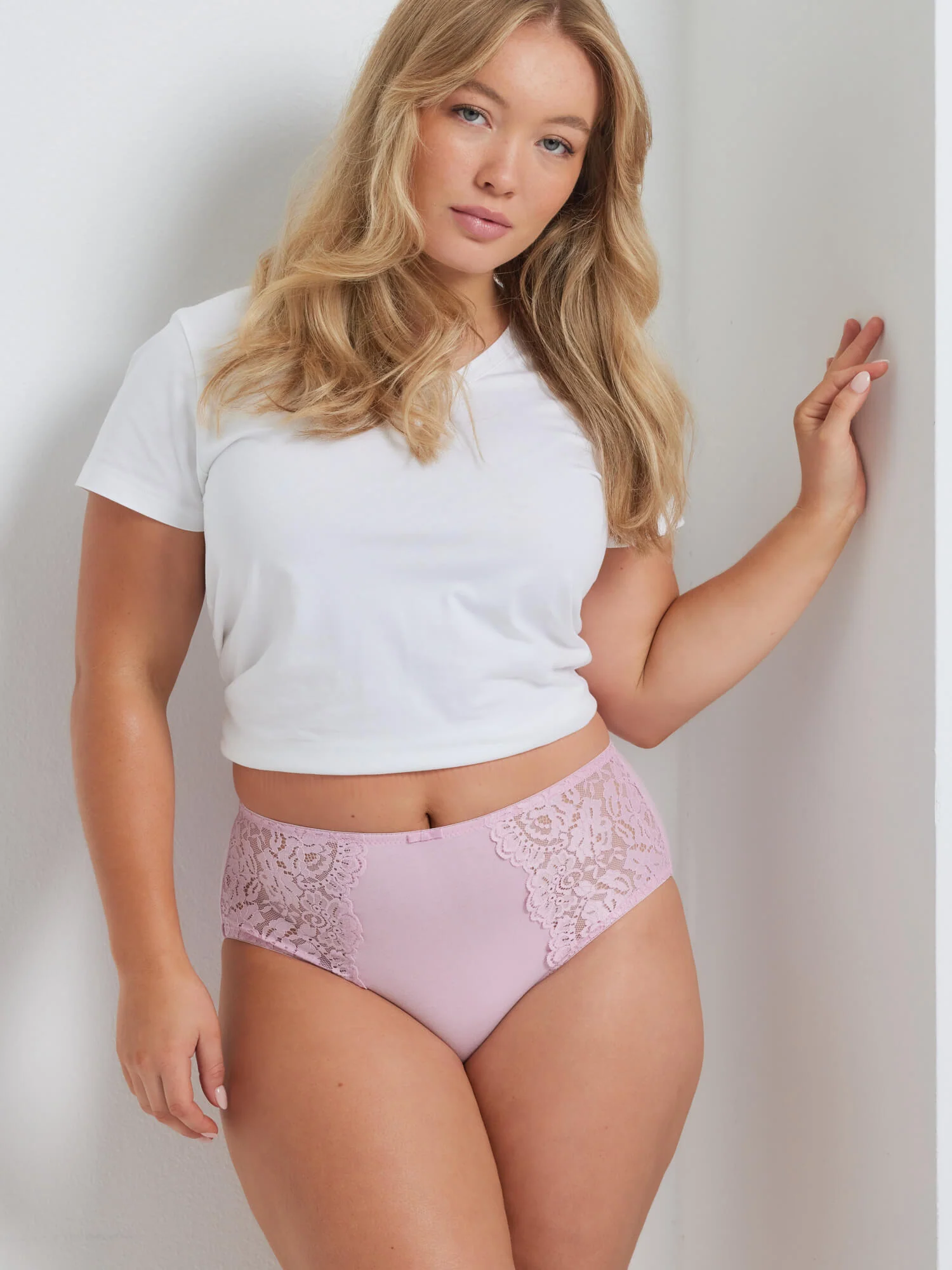 Daily Essentials Stretch Lace & Cotton Full Brief (219)