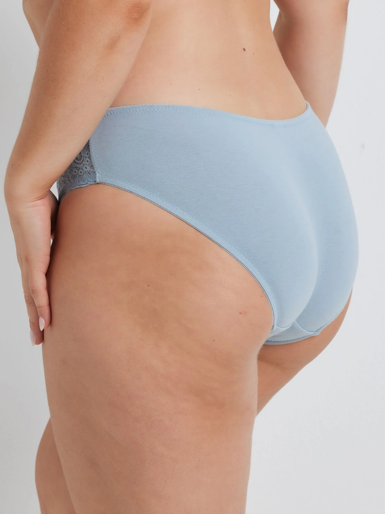 Daily Essentials Stretch Lace & Cotton Hi-Cut (219) - Image 6