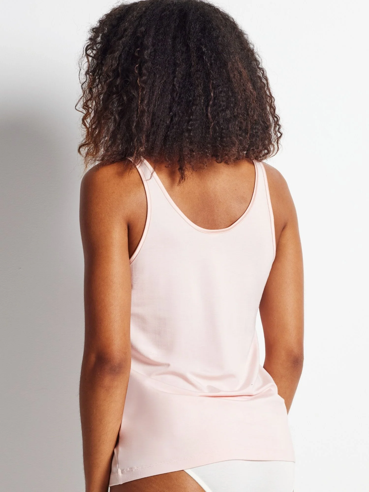 Wide Strap Satin Trim Cami - Image 4